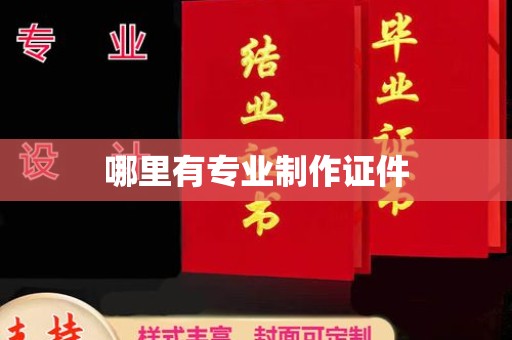 江西哪里有专业制作证件
